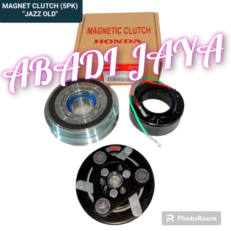 MAGNET CLUTCH AC MOBIL HONDA JAZZ GD3 CITY GD8 IDSI VTEC 2004 2005 2006 2007 5PK ORIGINAL