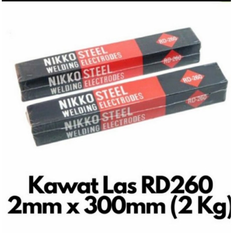 Kawat Las 2 mm Nikko RD 260 isi 2 kg/kawat las listrik
