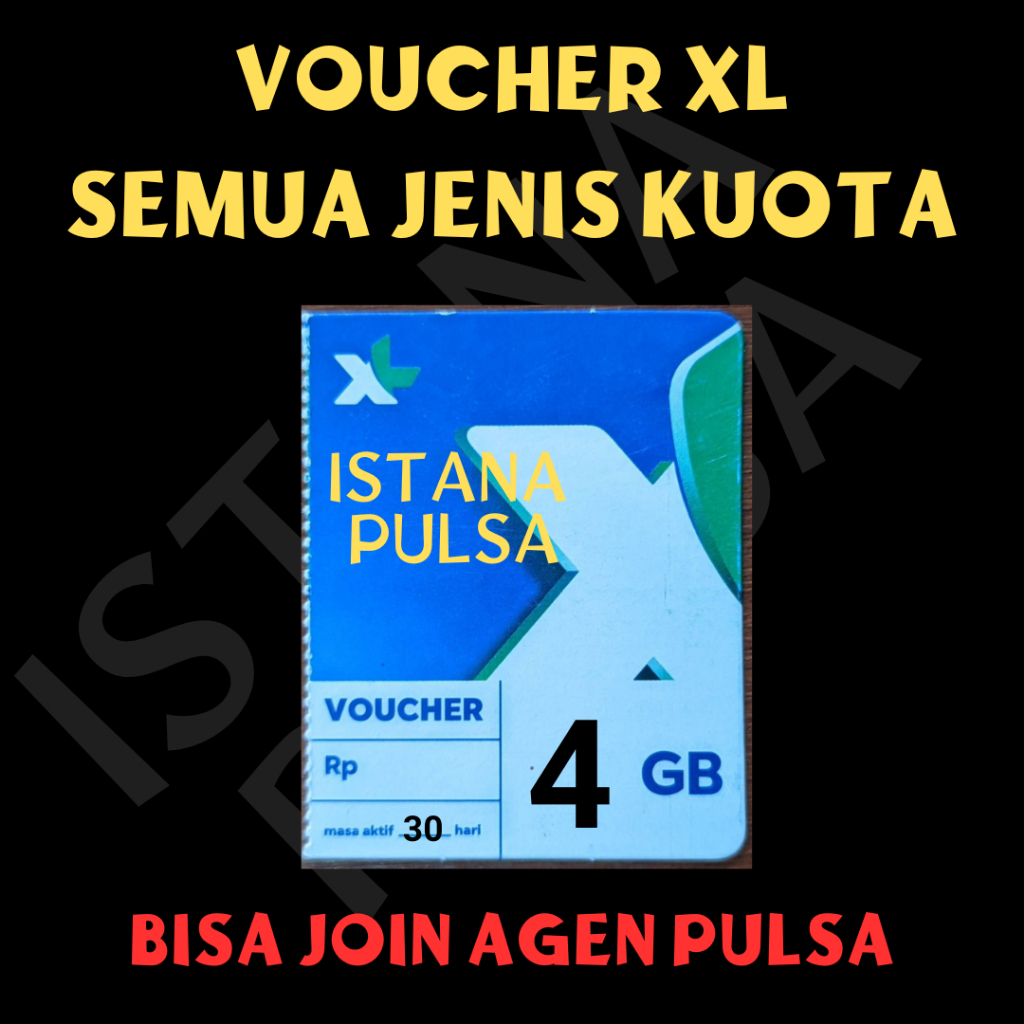 VOUCHER PAKET DATA XL 30 2 3 5 7 HARI LENGKAP SEMUA KUOTA MURAH PROMO [BISA JOIN AGEN PULSA]