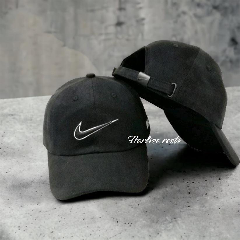 Topi Nikeee / topi baseball / topi pria distro / topi hitam pria / topi pria ori