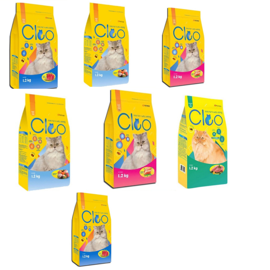 

CLEO / Makanan Kucing / Pelet Kucing CLEO Cat Food 1.2Kg