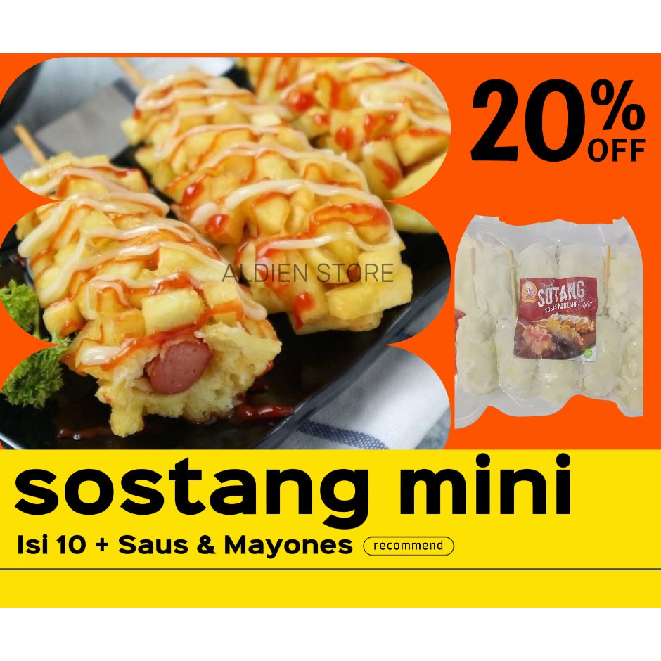 

Sotang Sosis Kentang Isi 10 Krispy Gratis Saus Mayones