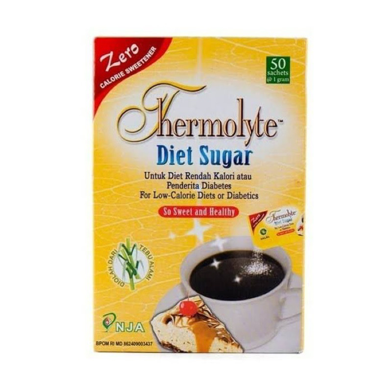 

Thermolyte Diet Sugar isi 50pcs Perbox