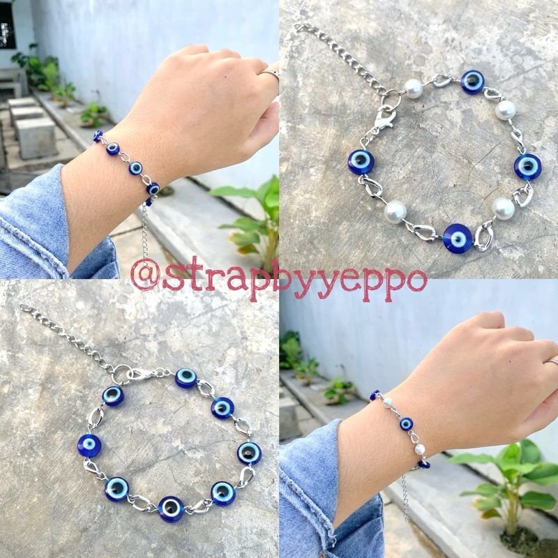 Eye Evil Beads Bracelet | Gelang Manik Eye Evil