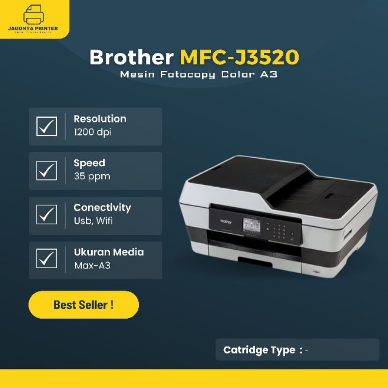 Printer Brother J3520 Printer A3 Warna