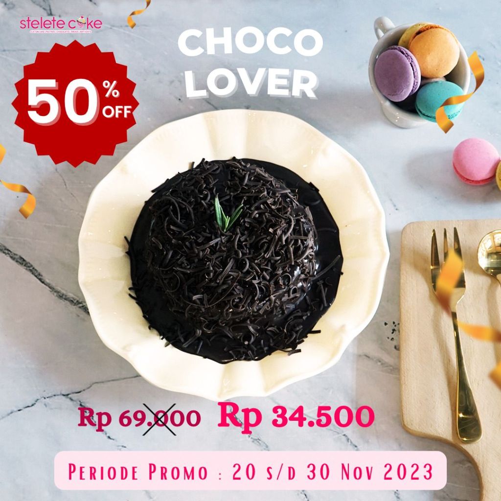 

Choco Lover Cake (Pecinta Coklat Silakan Masuk) Kue FULL COKLAT
