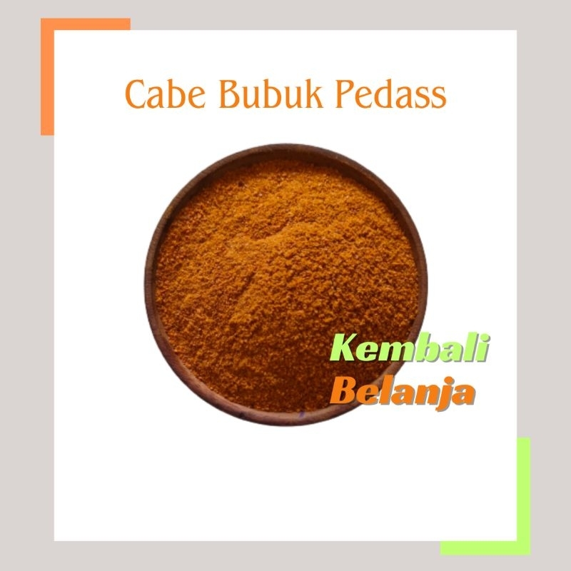 

Cabe Bubuk Asli Pedaass 250 Gram
