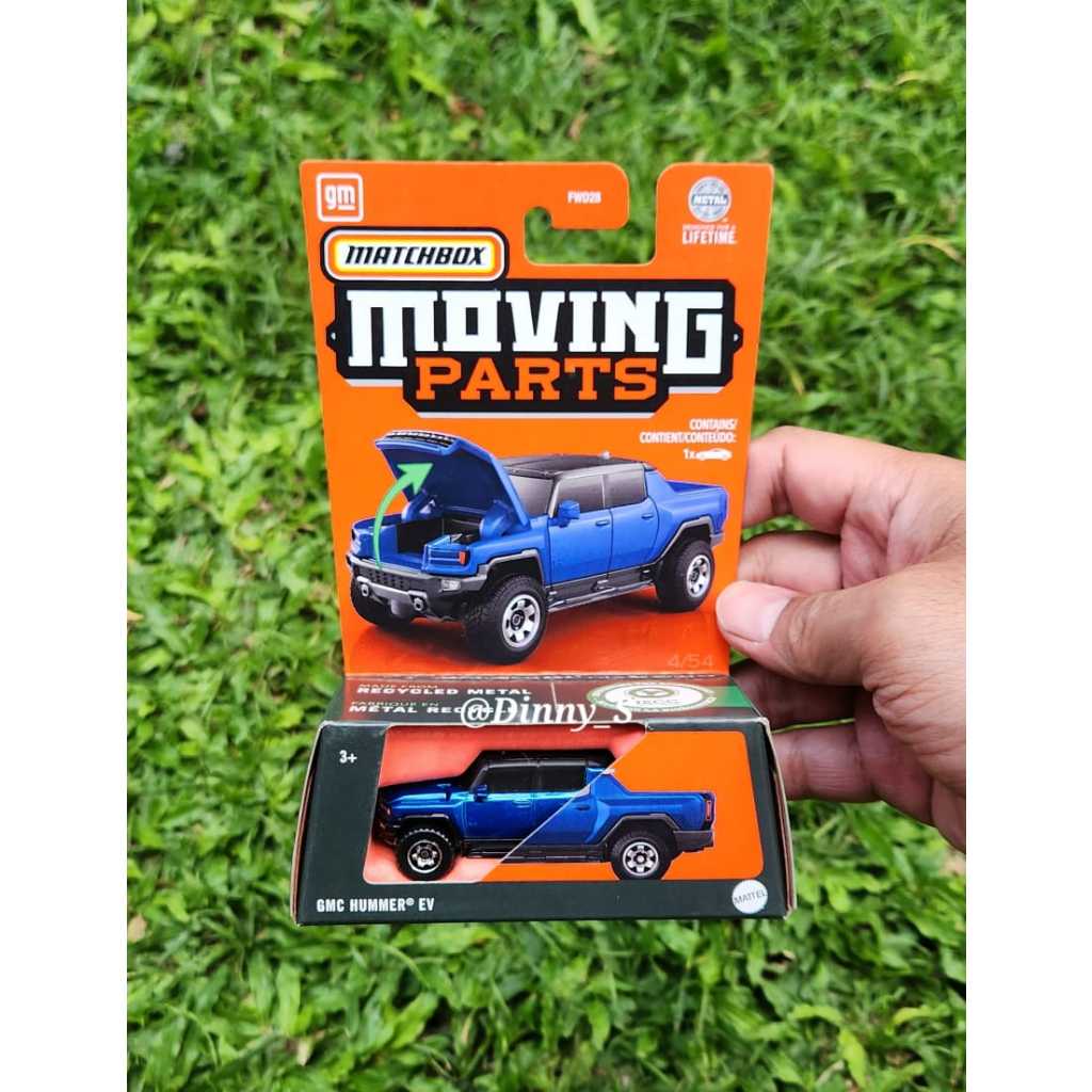 Matchbox Moving Parts GMC Hummer EV blue original