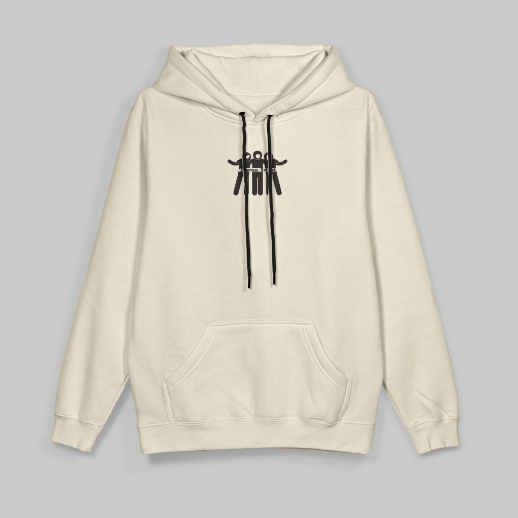 Jaket Hoodie Cowok Bahan Tebal Hoodie Pria Distro Aesthetic Warna Cream Sweater Hodie Distro Aesthet