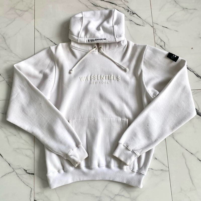 W.Essentiels Ecume Oversize Hoodie Triple White Wormhole