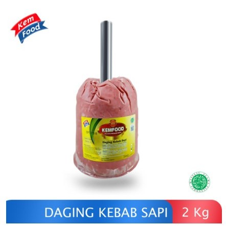 

KEBAB SAPI KEMFOOD TIANG REGULAR 2 KG / DAGANG KEBAB MURAH/ RESELLER / DROP SHIPPER