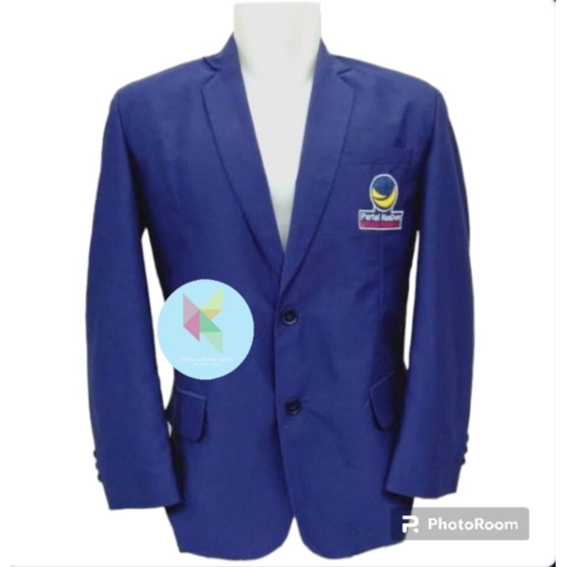 jas partai Nasdem blazer partai Nasdem navy