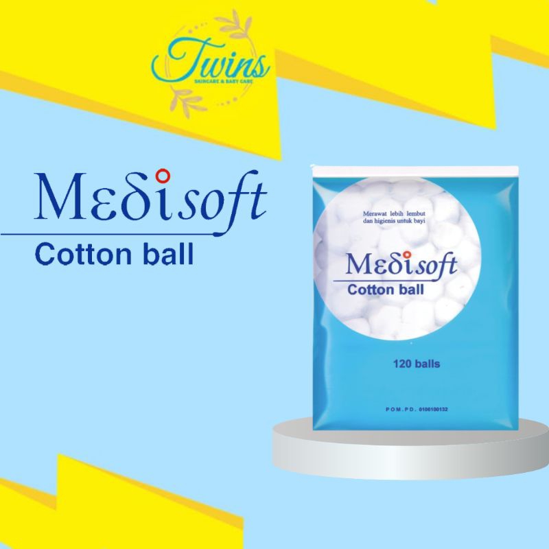 MEDISOFT COTTON BALL (120 BALL)