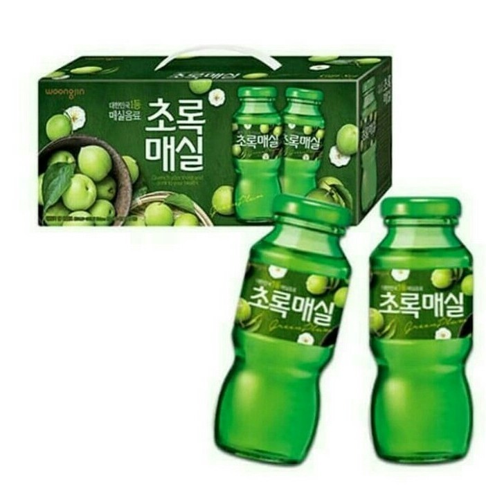 

Woongjin Green Plum Gift Set / Minuman Sari Buah Plum (180ml x12Btl)