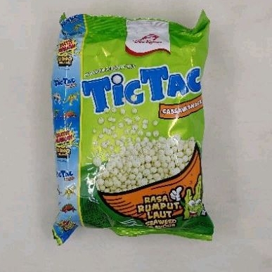 

Dua Kelinci Snack Pilus Tic Tac Snack Rasa Rumput laut 80Gr