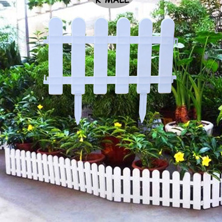 Mega Max Pagar Taman Shabby Chic Pagar Kebun Pagar Plastik Vintage Dekorasi Pagar Putih Dekorasi Dal