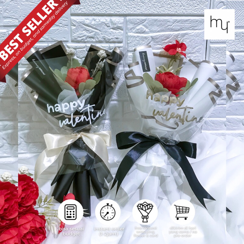 

[SPECIAL EDITION VALENTINE] Bouquet Bunga Valentine / Artificial Flowers Bouquet / Bouquet Bunga Special Valentine / Bouquet Coklat Valentine / Bouquet Coklat Silverqueen / Bouquey Coklat Love / Bouquet Coklat Termurah / Bouquet Coklat Free Request