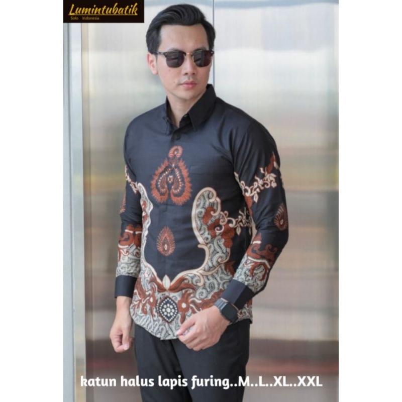 KEMEJA BATIK SRIWIJAYA.KEMEJA BATIK PRIA TERBARU.KEMEJA BATIK KEKINIAN