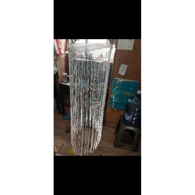 PROMO UKURAN BESAR Tirai Gliter Hiasan Lampu Tirai Dekorasi/ Hiasan pernikahan/ Tirai