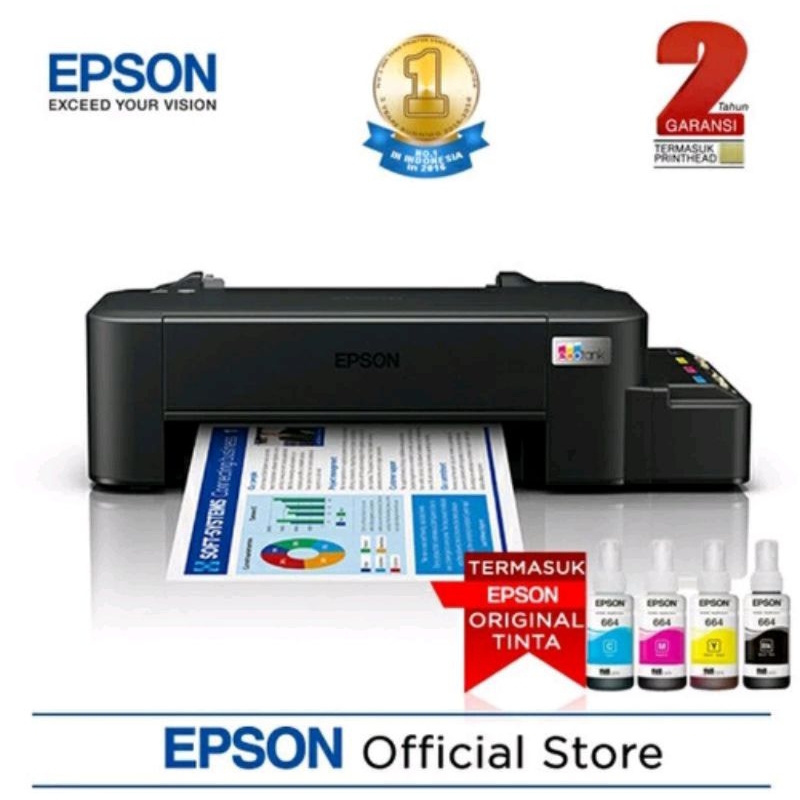 Printer epson L121 ecotank original garansi resmi epson