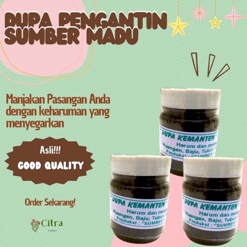 DUPA KEMANTEN RATUS PENGANTIN RAMUAN MADURA