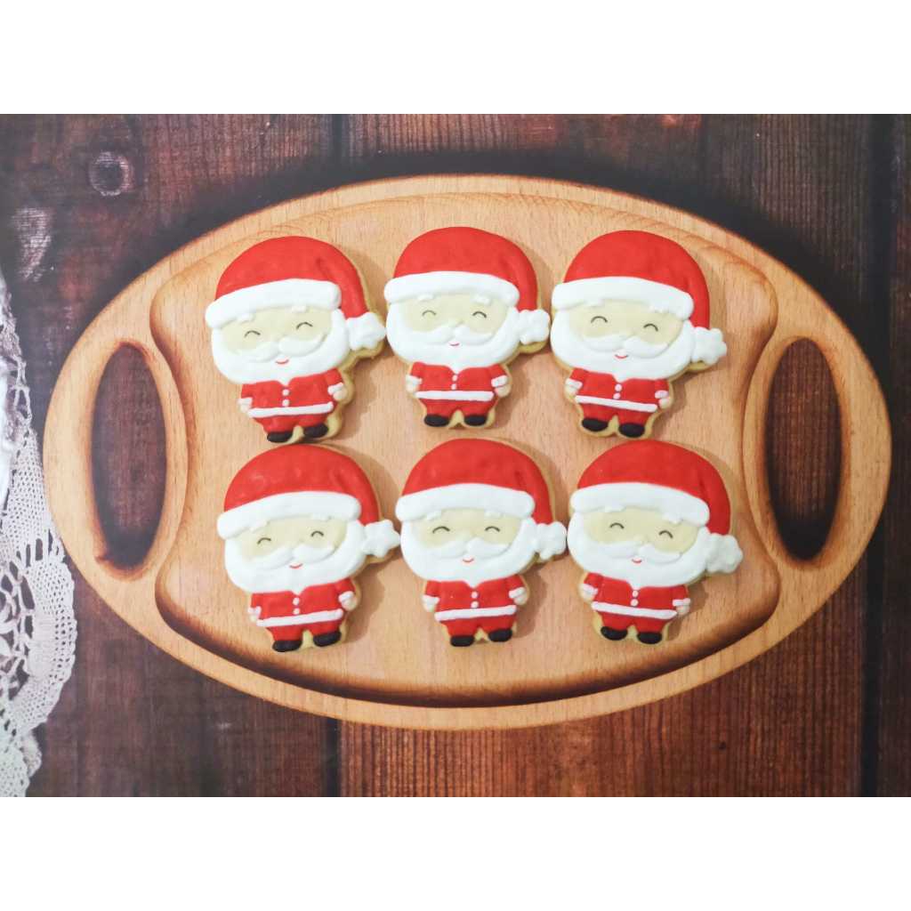 

Christmas Cookies Santa 7cm READY
