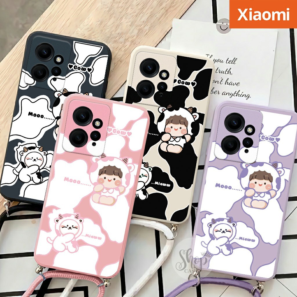 Softcase + Tali Redmi Note 12 [4G] Redmi Note 12 [5G] Redmi Note 12 Pro Case Redmi Note 12 [4G] Case