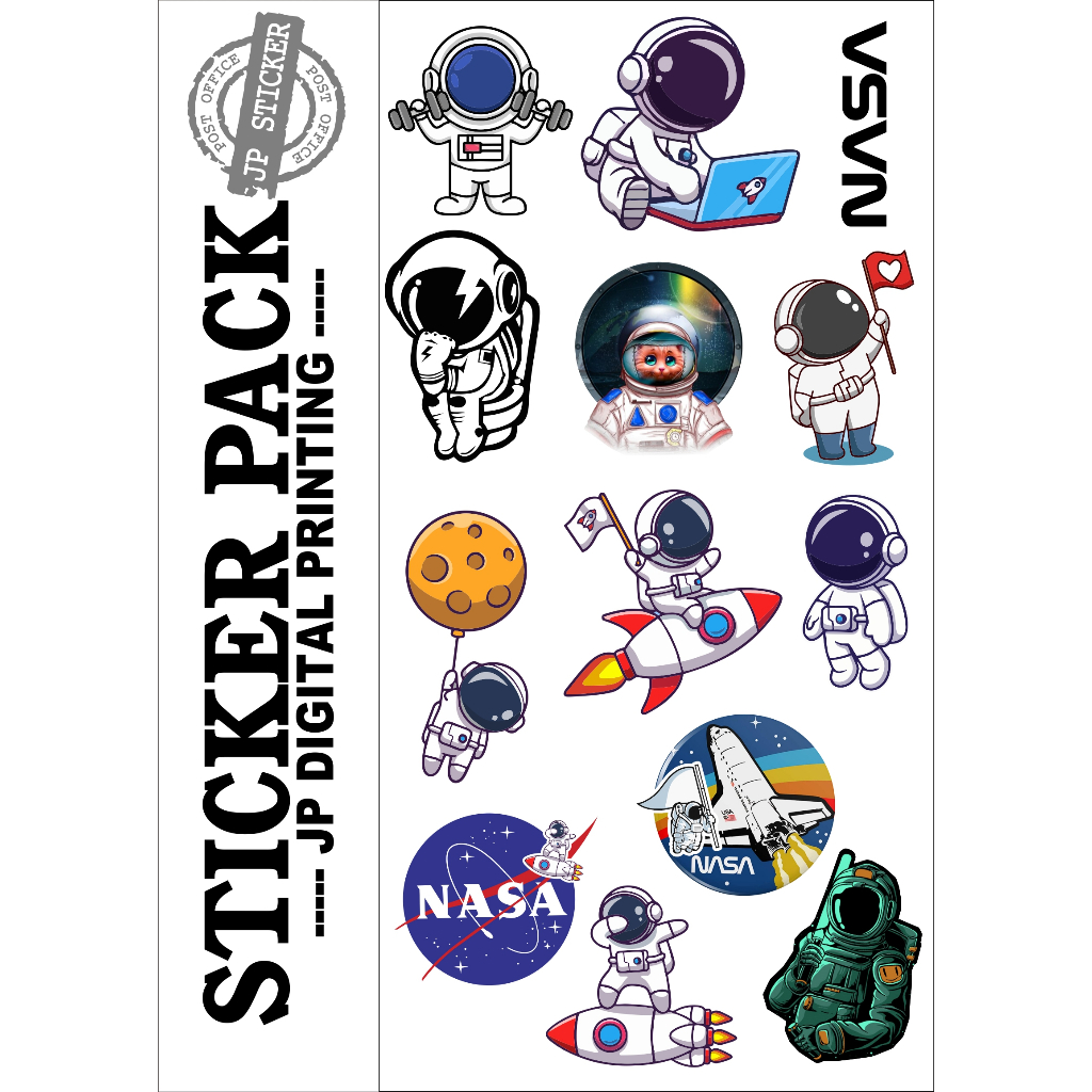 

JP Sticker Pack Aesthetic Logo Distro Untuk Laptop Case Hp Tumbler Koper Gitar Helm, Vinyl Anti Air 02