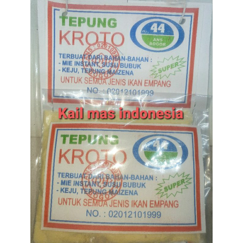 Umpan Pancing TEPUNG KROTO Asli Produk by ANS 44