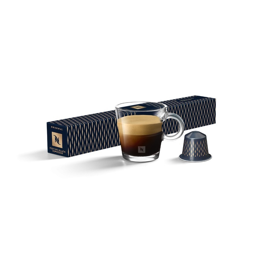 

Nespresso Original Festive Black Espresso Coffee Capsule
