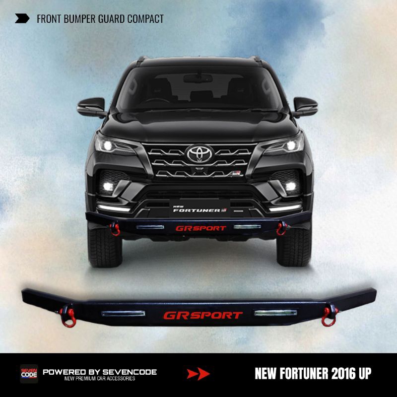 Front Bumper guard Compact GR Sevencode - New Fortuner 2016 UP