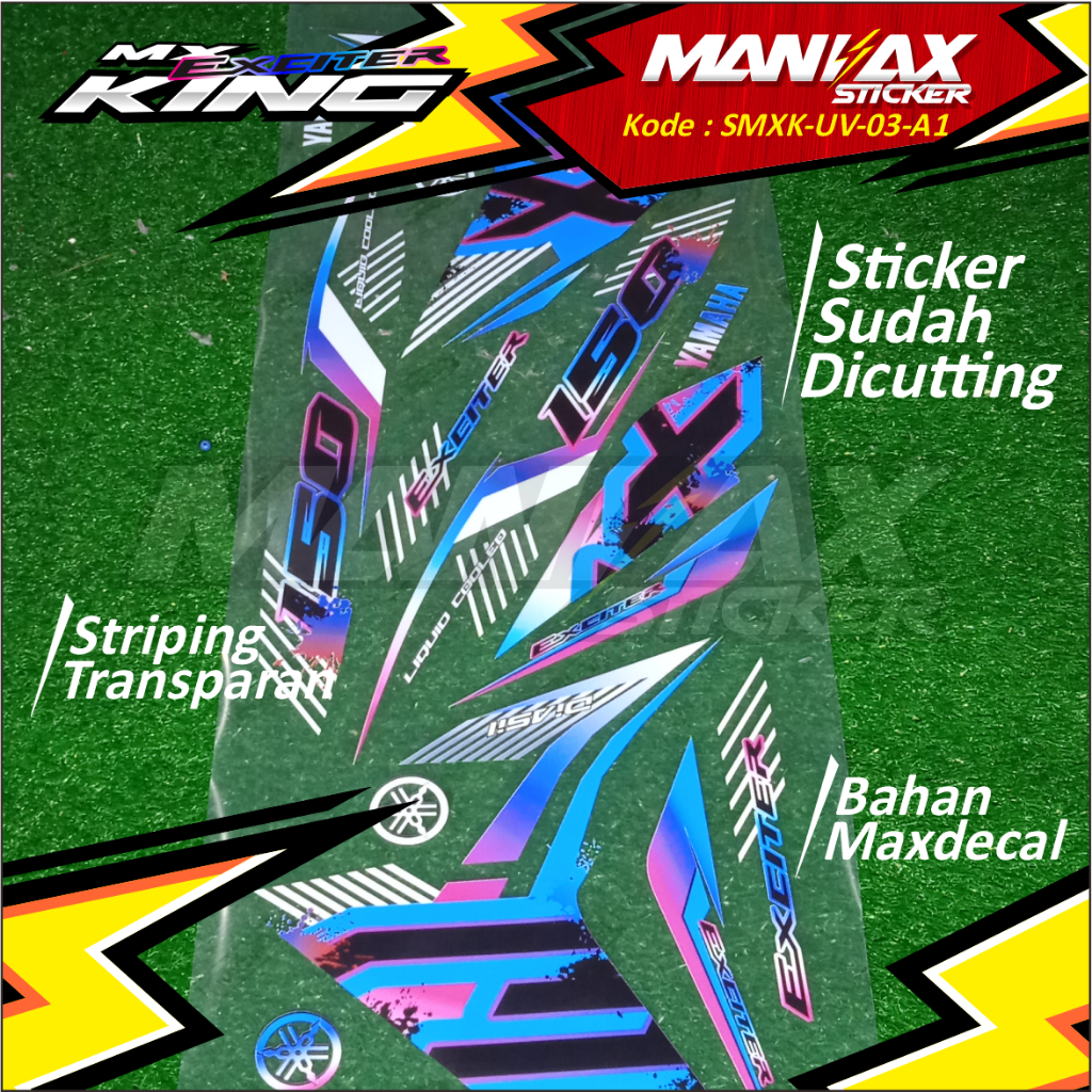 Striping UV Jupiter MX King 150 Exciter GP Y15ZR / Stiker Yamaha Jupiter MX King 150 Exciter - SMXK-
