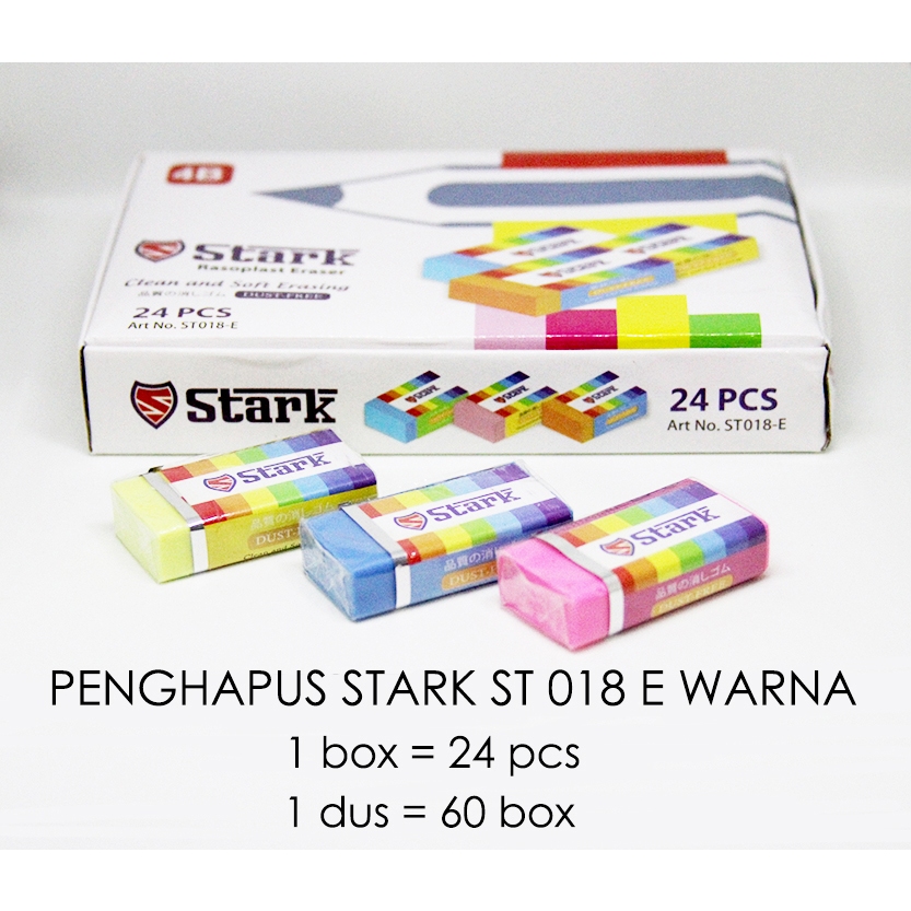 

Stark Penghapus Pensil ST-018E Warna