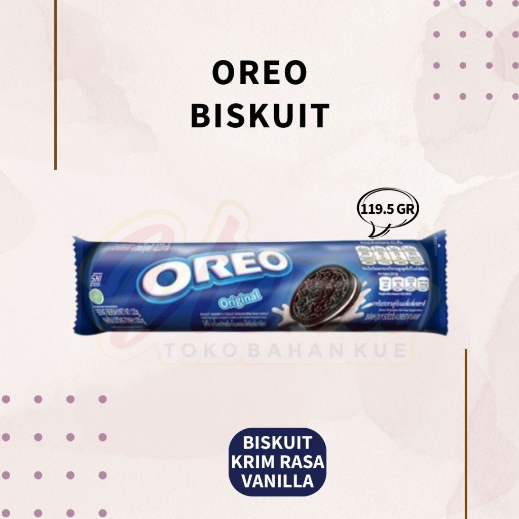 

Oreo Original rasa Vanilla Cream / Strawberry Cream 119,6gr