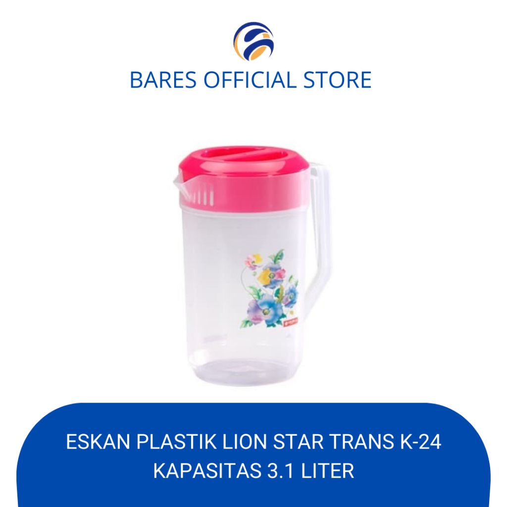 Eskan Ceret Air Plastik Lion Star K-24 Kapasitas 3.1 Liter
