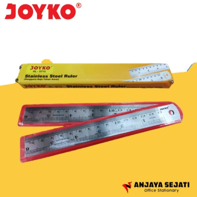 

Penggaris Joyko | Ruler 15cm | Garisan Besi | Perlusin (12pcs)