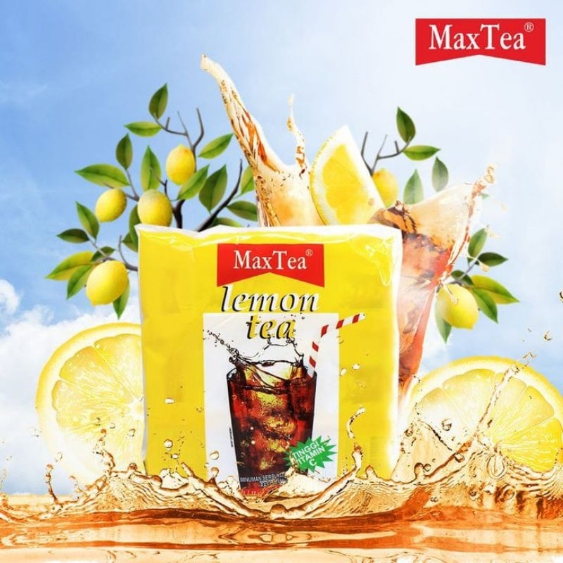 

Max Tea Lemon Tea, Kemasan bag (1 bag)isi 30 Sachet @25g