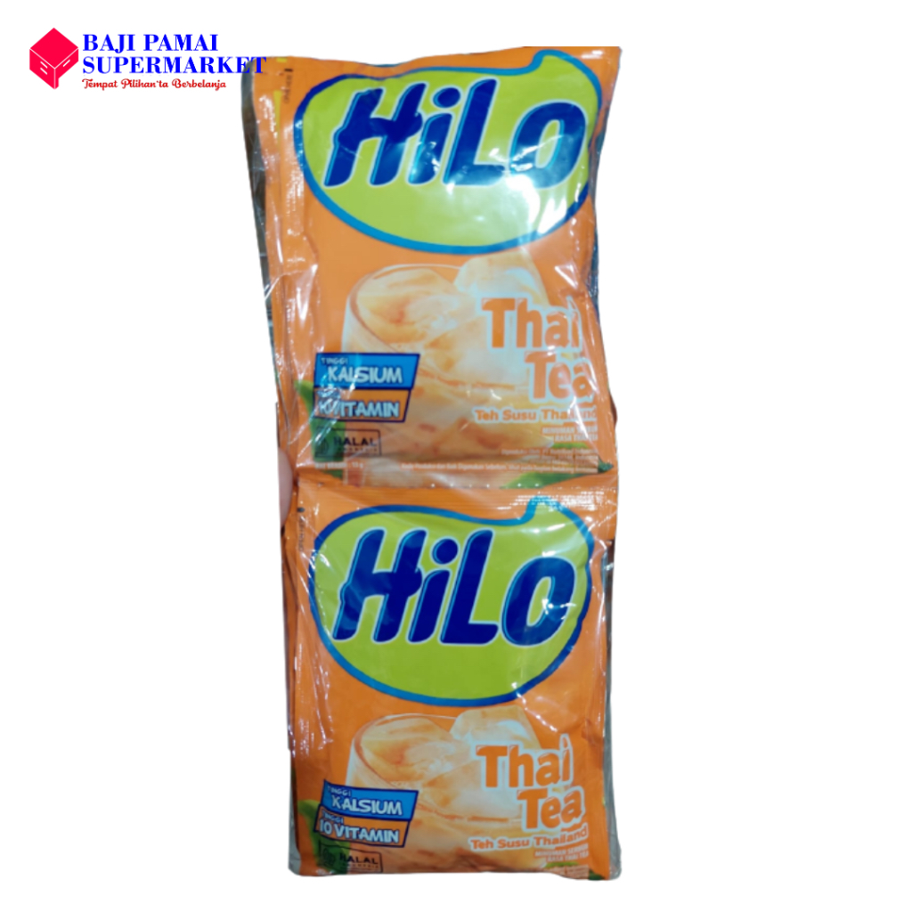 

HiLo Thai Tea 10 Sachet - Minuman Tinggi Kalsium