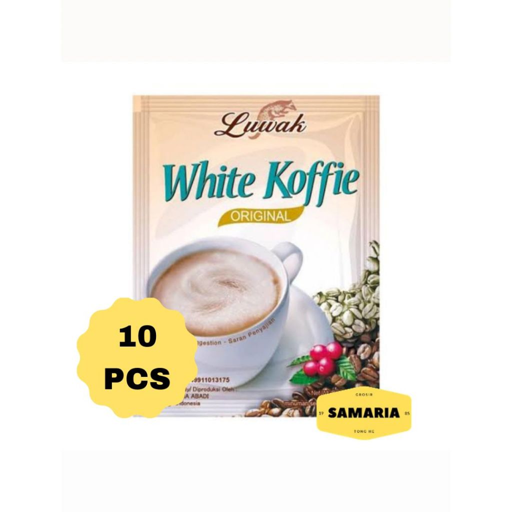 

Luwak White Koffie (Kopi Luwak) 20 Gram (10 Pcs)