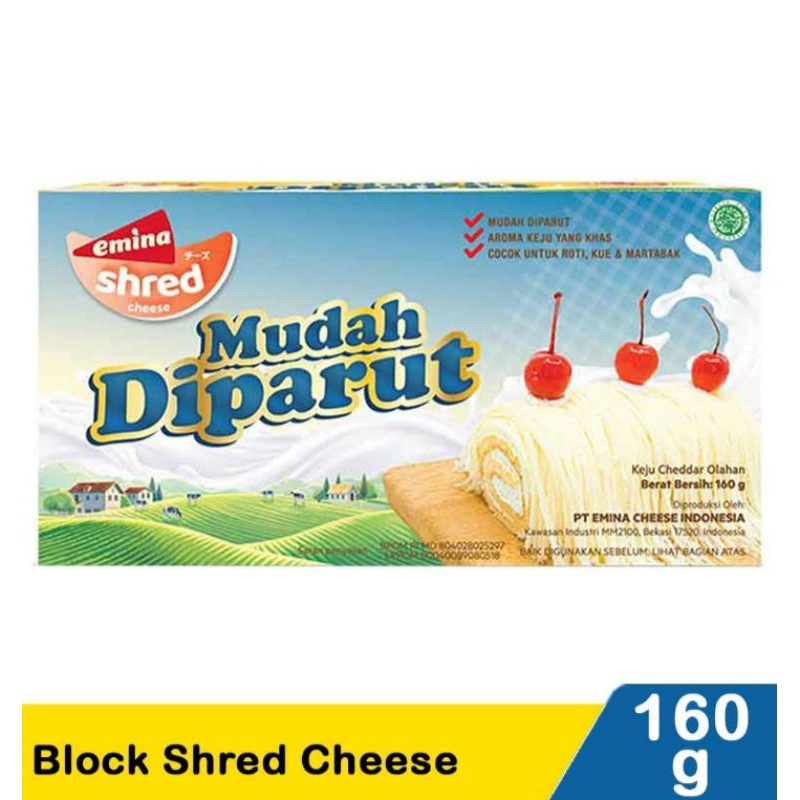 

emina block shred cheese 160gr