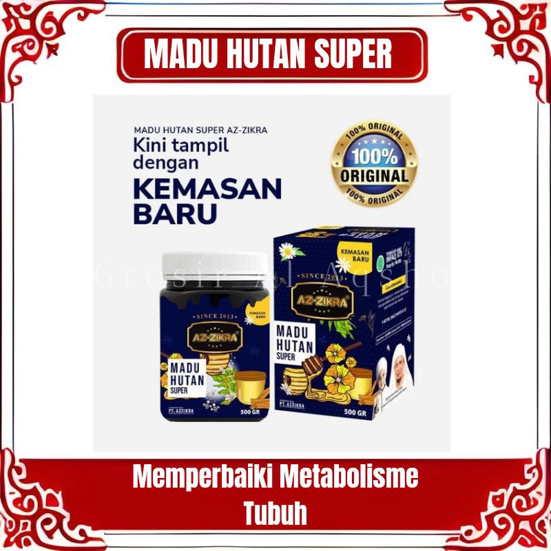 

MADU HUTAN SUPER AZ ZIKRA 500GR/MADU HITAM PAHIT/MADU HUTAN