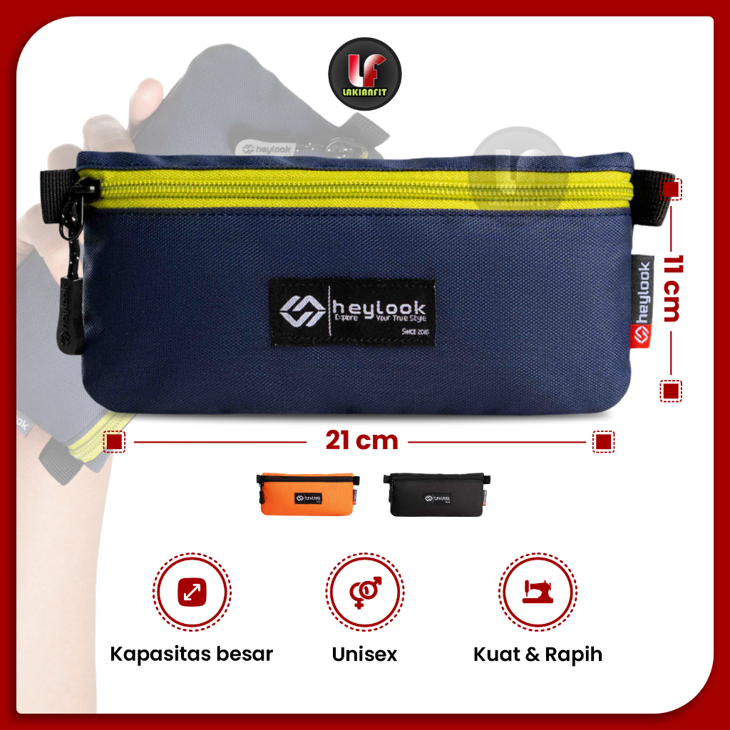 

Pencil Case Breze LF003 Tas Kotak Pensil Alat Tulis Sekolah Kantor Serbaguna Trendy Tidak Mudah Sobek
