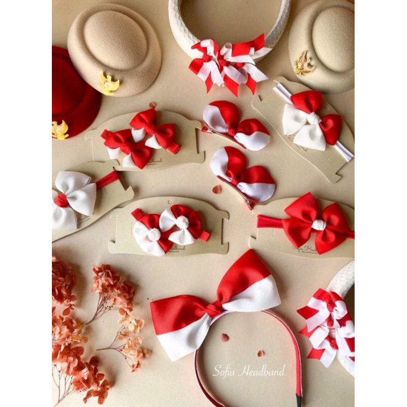17 AGUSTUS Bando bayi headband anak aksesoris 17 Agustus