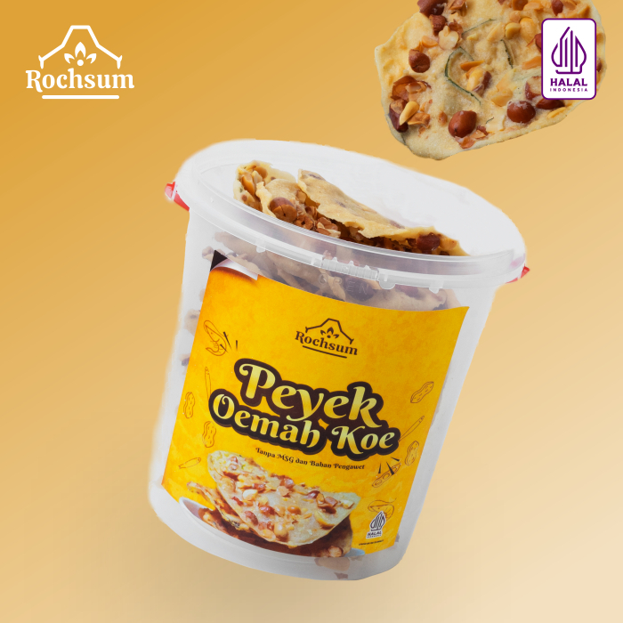 

Peyek Oemah Koe | Rempeyek Kacang Ukuran Toples 5 Liter