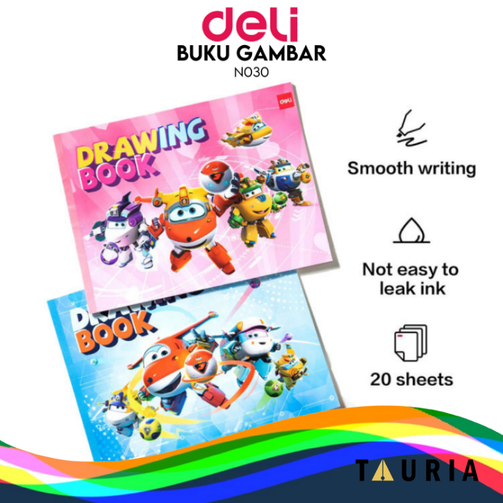 

Deli Painting Book / Buku Gambar 20 Lembar Kertas Tebal Tidak Tembus N030
