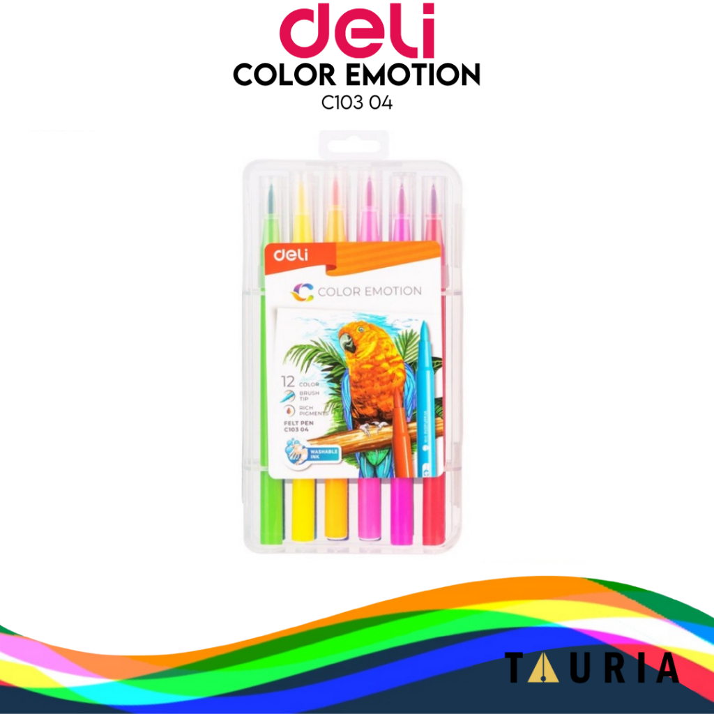 

Deli Spidol 12 Warna 8.0mm dengan Ujung Tip C10304