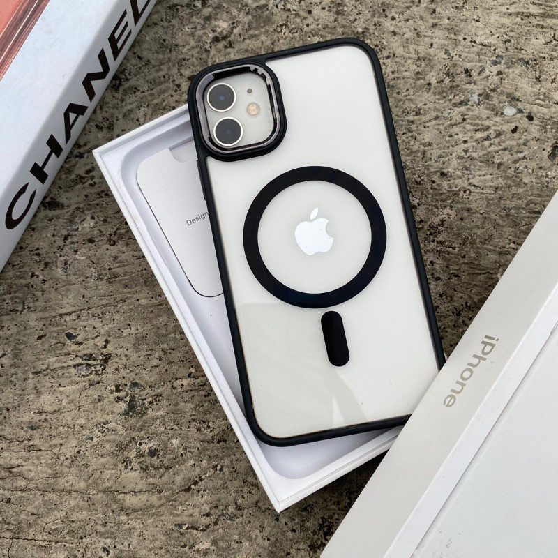 Real Pick Clear Case Magsafe Full Cover Akrilik IPHONE X XS XR 11 12 13 14 14+ PRO MAX PLUS Magnetic