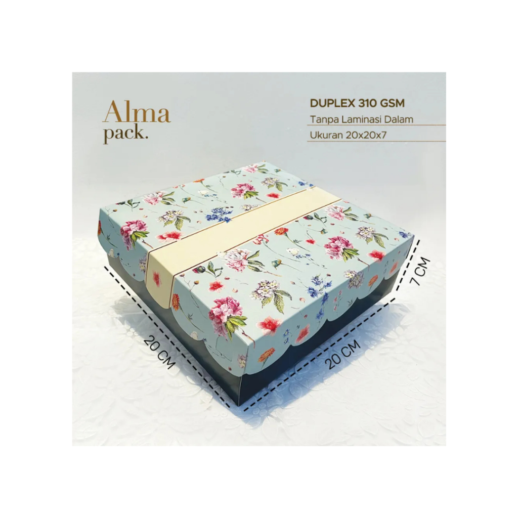 Dus Makan/Snack 20X20 20 Lembar