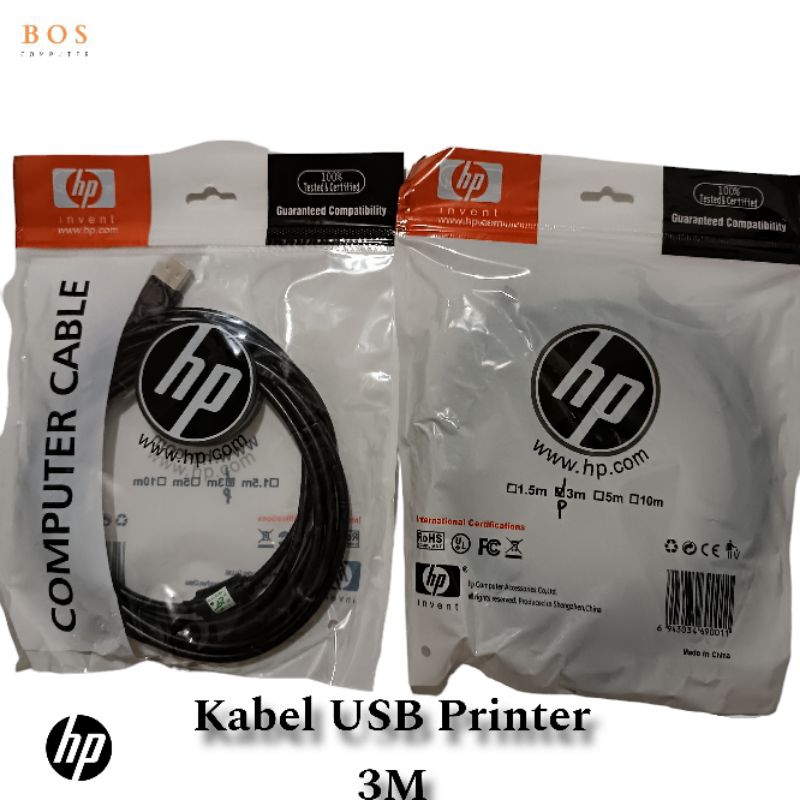 KABEL USB PRINTER HP 3M / KABEL USB PRINTER HP 3 METER