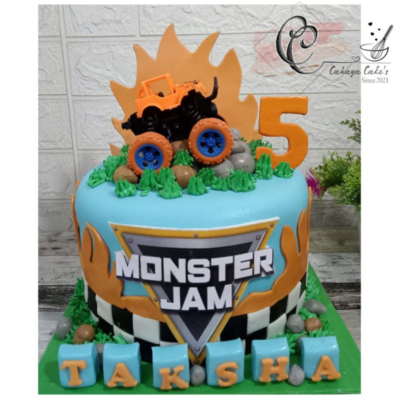 

Kue Ulang Tahun Monster Jam / Monster Jam Cake / Kue Ultah Karakter Mobil